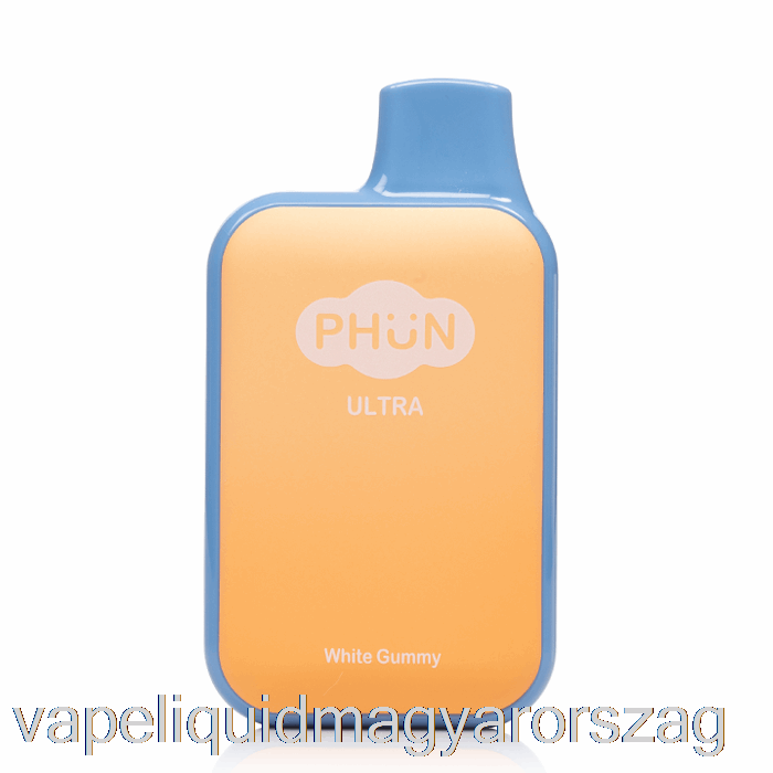 Phun Ultra 6000 Eldobható Fehér Gumiszerű Vape Folyadék